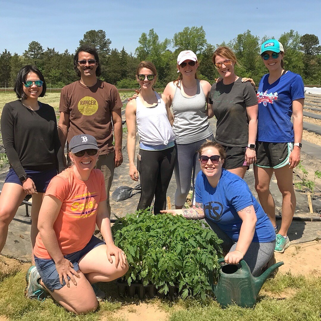 RRF Group in front of farmland